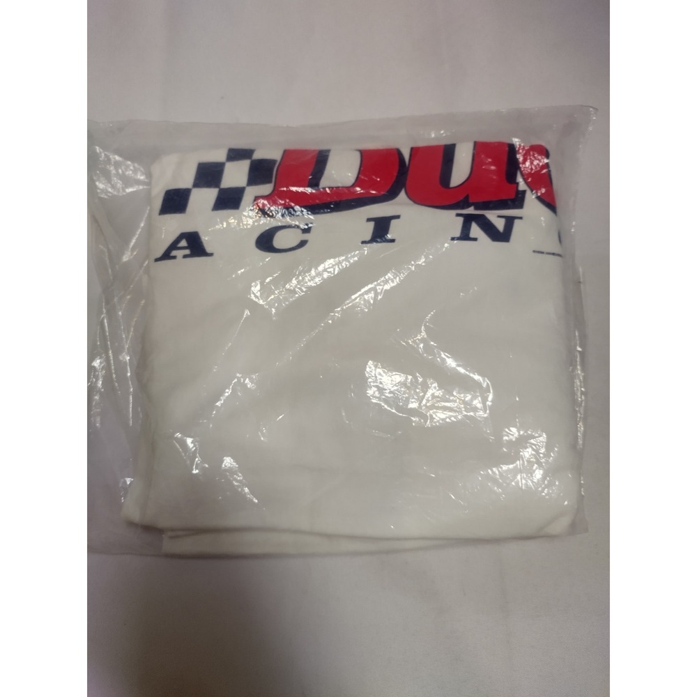 Vintage Bud Racing Promo T-Shirt Screen Stars White XL Deadstock SH3749 Nascar